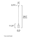 Maxim 25279 Stonehenge 1-lt 6" Pendant