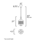 Maxim 25283 Savant 4-lt 11" Chandelier