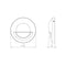 WAC 2541 2" LED Surface Mount Step Light