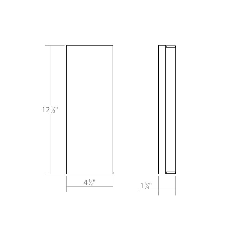 Sonneman 2546 Vanity Extra Wide 1-lt 12" LED Bath Bar