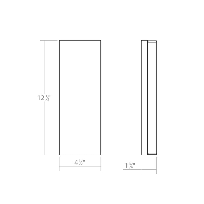 Sonneman 2546 Vanity Extra Wide 1-lt 12" LED Bath Bar