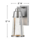 Hinkley 2550 Miles 1-lt 12" Tall LED Outdoor Wall Mount Lantern