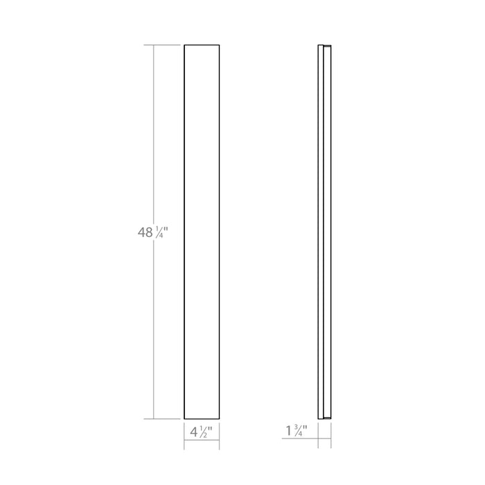 Sonneman 2551 Vanity Extra Wide 1-lt 48" LED Bath Bar