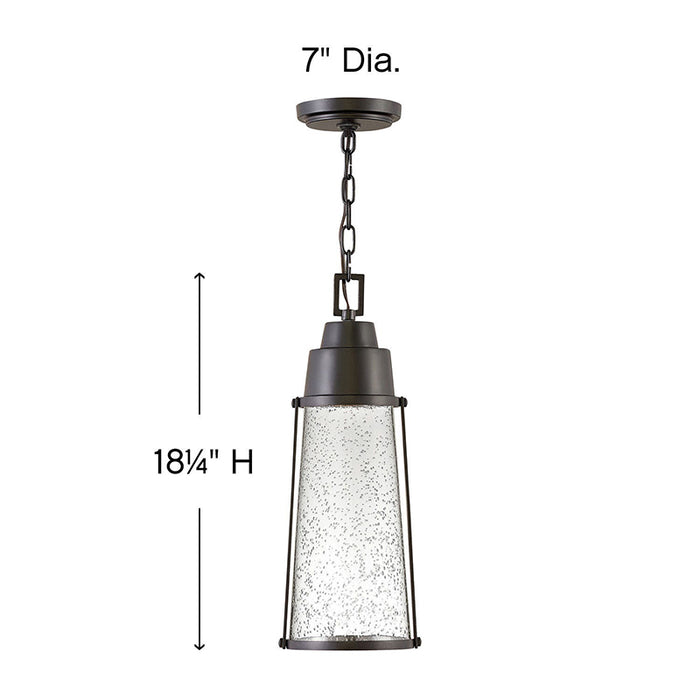 Hinkley 2552 Miles 1-lt 7" LED Outdoor Hanging Lantern