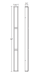 Sonneman 2559 Dazzle Slim 36" Tall LED Bath Bar