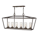 Hinkley 2569-LL Alford Place 6-lt 40" LED Outdoor Linear Pendant,120V