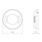 WAC 2571 2" LED Surface Mount Round Bi-Directional