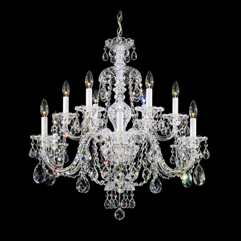 Schonbek 3601 Sterling 12-lt 29" Chandelier