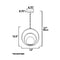 Maxim 26052 Coronet 1-lt 12" Pendant