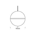 Tech 700FJAKV Akova 1-lt 7" LED Pendant (Freejack)
