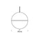 Tech 700FJAKV Akova 1-lt 7" LED Pendant (Freejack)