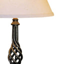 Hubbardton Forge 265101 Twist Basket 1-lt 17" Tall Small Table Lamp