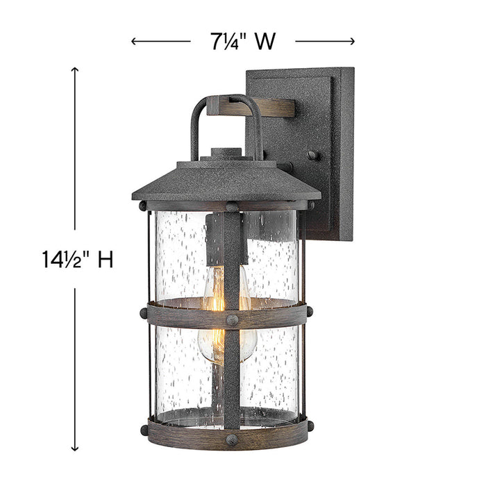 Hinkley 2680 Lakehouse Small 1-lt 15" Tall LED Outdoor Wall Light