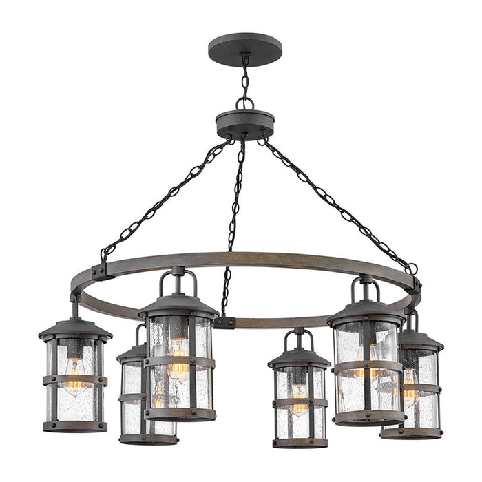 Hinkley 2689 Lakehouse Medium 6-lt 42" LED Outdoor Chandelier