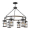 Hinkley 2689-LV Lakehouse Medium 6-lt 42" Outdoor LED Chandelier