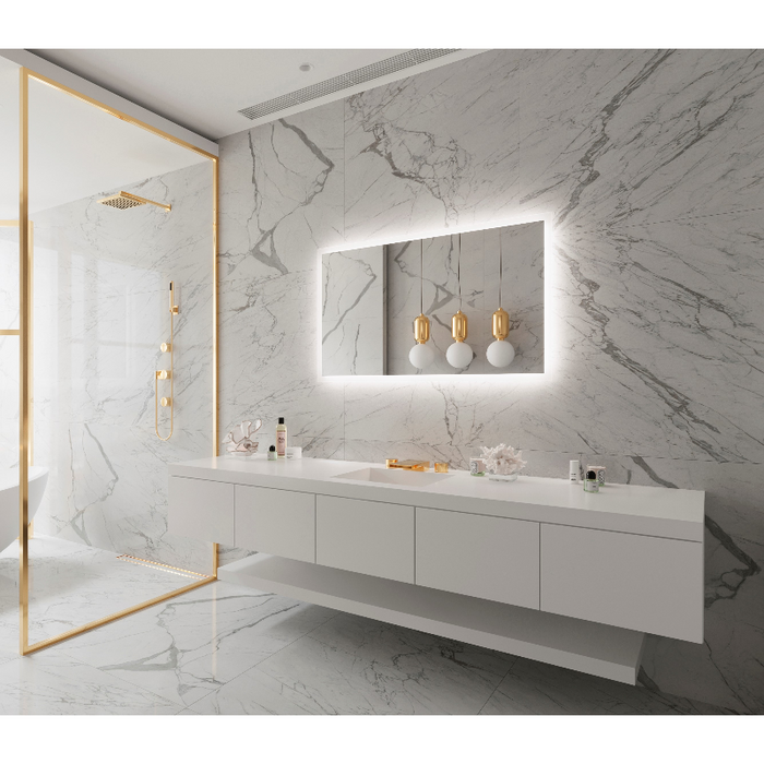 Paris Mirror Rectangle 48 x 28 LED Backlit Mirror, RGB