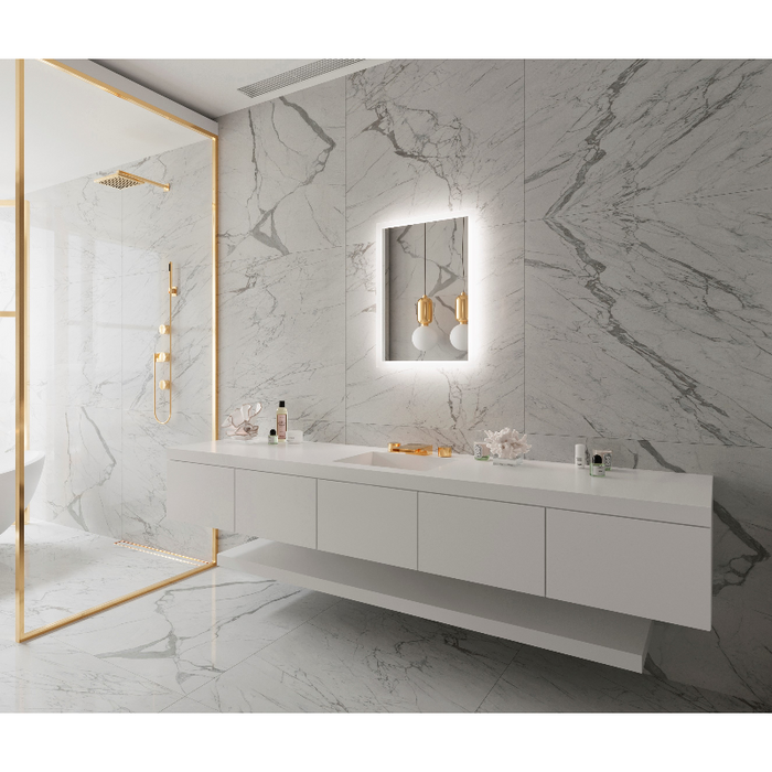 Paris Mirror Rectangle 20 x 28 Rectangle LED  Backlit Mirror, RGB
