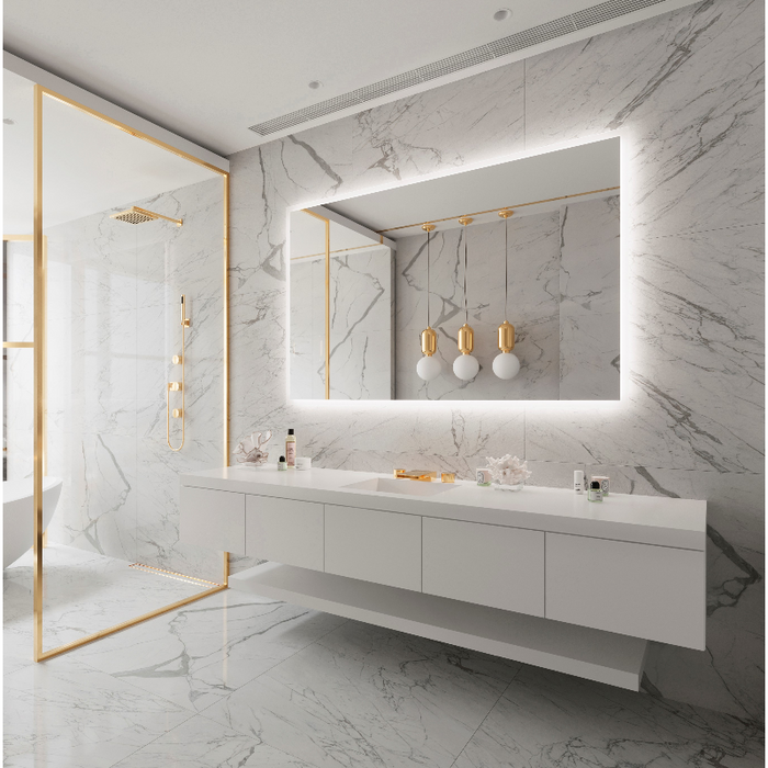 Paris Mirror Rectangle 70 x 45 LED Backlit Mirror, RGB