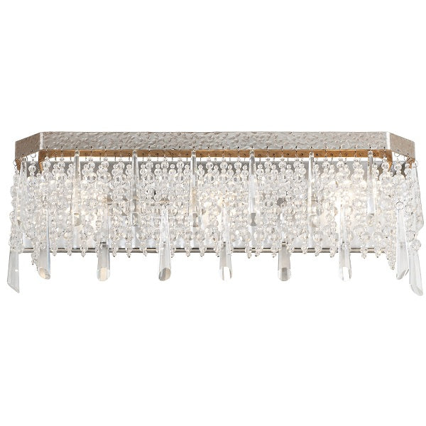 Varaluz 270B03 Barcelona 3-lt 21" Crystal Vanity Light