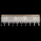 Varaluz 270B04 Barcelona 4-lt 27" Crystal Vanity Light