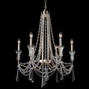 Varaluz 270C06 Barcelona 6-lt 41" Crystal Chandelier