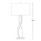Hubbardton Forge 272686 Almost Infinity 1-lt 27" Tall Table Lamp