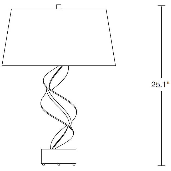 Hubbardton Forge 272920 Folio 1-lt 25" Tall Table Lamp