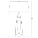 Hubbardton Forge 273077 Moreau Tall 1-lt 33" Tall Table Lamp