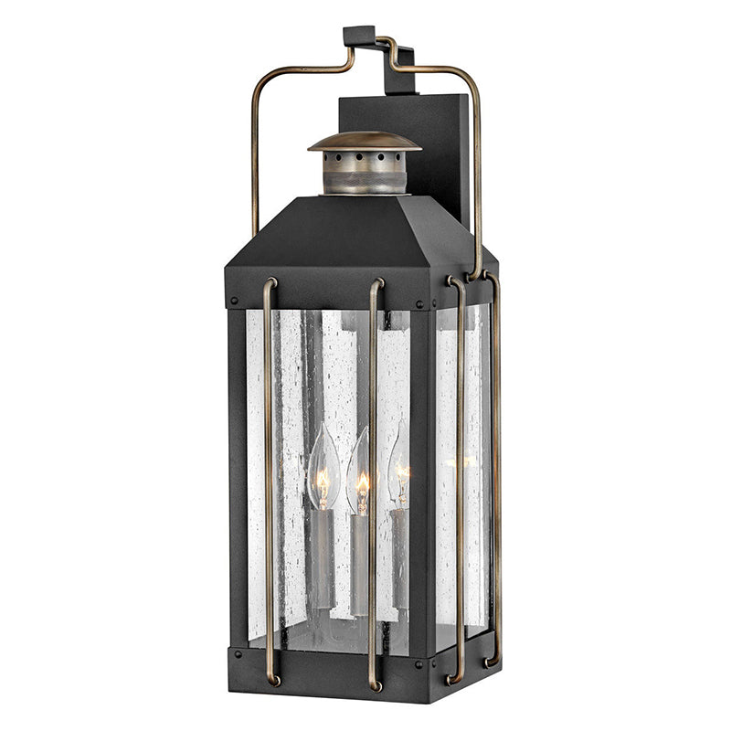 Hinkley 2735 Fitzgerald Large 3-lt 24" Tall LED Outdoor Wall Light