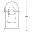 Hubbardton Forge 277810 Erlenmeyer 1-lt 19" Tall Table Lamp