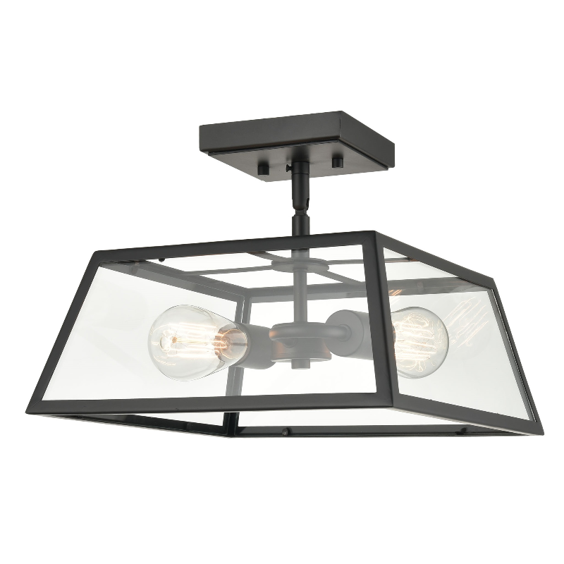 Millennium 8022 Grant 2-lt 13" Outdoor Semi Flush