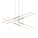 Sonneman 2802 Tik-Tak Stack 8-lt 48" 2-Tier LED Chandelier