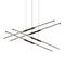 Sonneman 2802 Tik-Tak Stack 8-lt 48" 2-Tier LED Chandelier