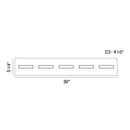 Eurofase 28022 Olson 5-lt 30" Wide LED Bath Bar