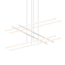 Sonneman 2803 Tik-Tak Stack 12-lt 48" 3-Tier LED Chandelier