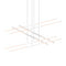 Sonneman 2803 Tik-Tak Stack 12-lt 48" 3-Tier LED Chandelier