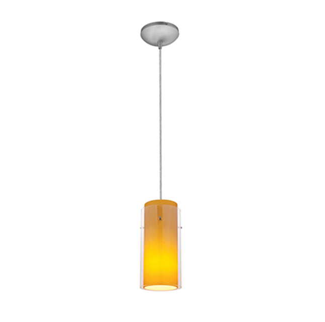 Access 28033 Sydney 1-lt Glass in Glass Cylinder Pendant