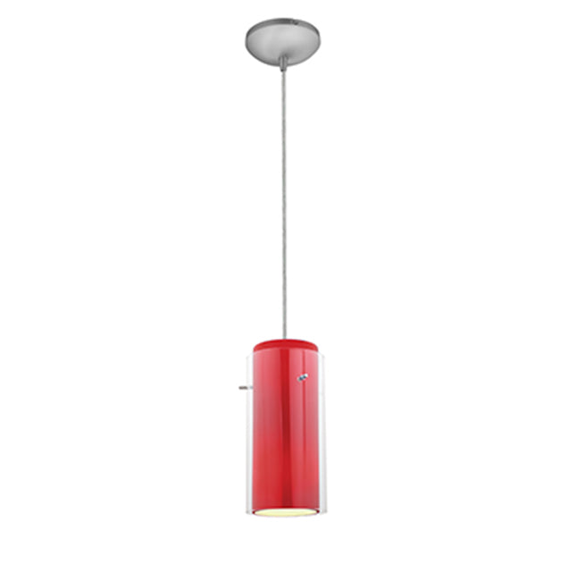 Access 28033 Sydney 1-lt Glass in Glass Cylinder Pendant