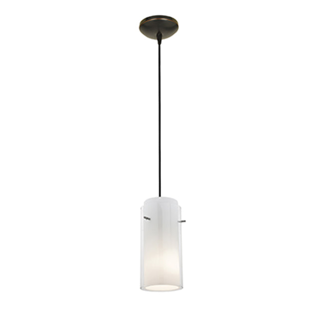 Access 28033 Sydney 1-lt Glass in Glass Cylinder Pendant