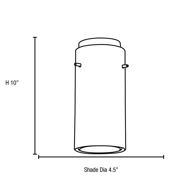 Access 28033 Sydney 1-lt Glass in Glass Cylinder Pendant