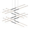 Sonneman 2804 Tik-Tak Stack 16-lt 48" 4-Tier LED Chandelier