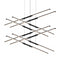 Sonneman 2804 Tik-Tak Stack 16-lt 48" 4-Tier LED Chandelier