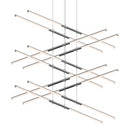 Sonneman 2805 Tik-Tak Stack 20-lt 48" 5-Tier LED Chandelier