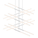 Sonneman 2805 Tik-Tak Stack 20-lt 48" 5-Tier LED Chandelier