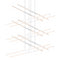 Sonneman 2806 Tik-Tak Stack 24-lt 48" 6-Tier LED Chandelier