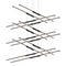Sonneman 2806 Tik-Tak Stack 24-lt 48" 6-Tier LED Chandelier