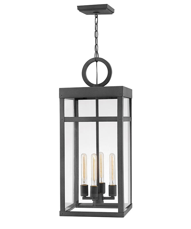 Hinkley 2808 Porter 4-lt 12" LED Outdoor Pendant