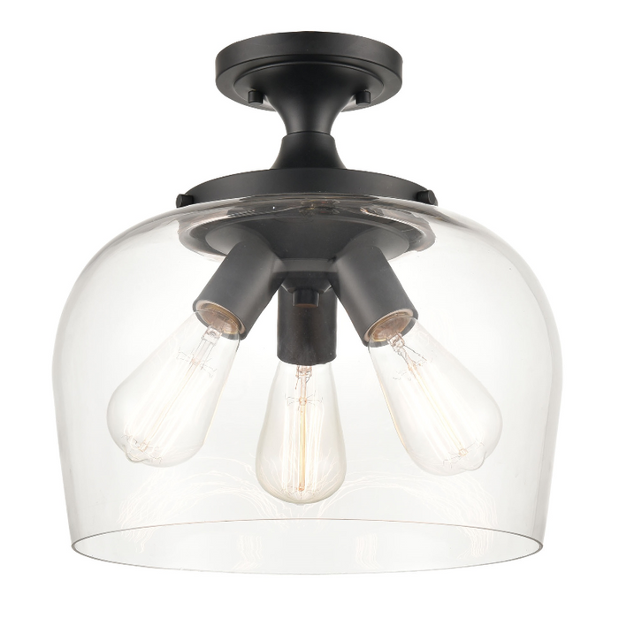 Millennium 9713 Ashford 3-lt 13" Semi Flush