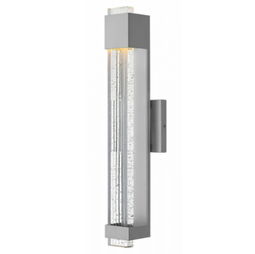 Hinkley 2834 Glacier 1-lt 22" Tall LED Outdoor Wall Sconce