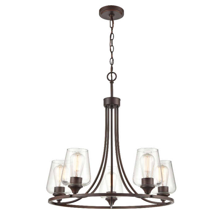 Millennium 9725 Ashford 5-lt 25" Chandelier